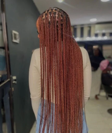 Small knotless braids